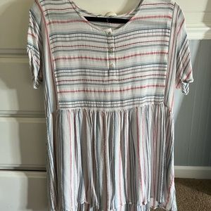Striped Babydoll Dress